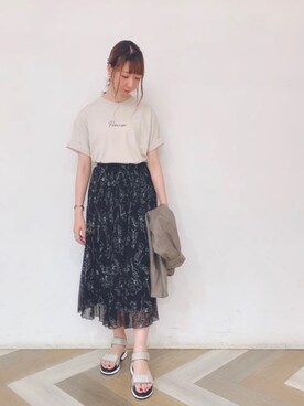 sakiさん（レディース・163cm）の夏コーディネート