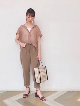 sakiさん（レディース・163cm）の夏コーディネート