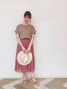 sakiさん（レディース・163cm）の秋コーディネート