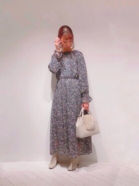 sakiさん（レディース・163cm）の冬コーディネート