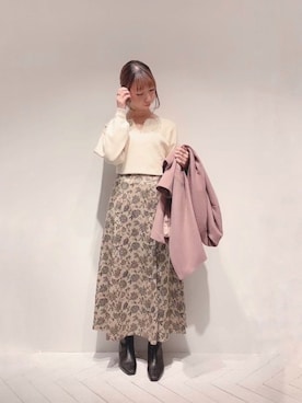 sakiさん（レディース・163cm）の冬コーディネート