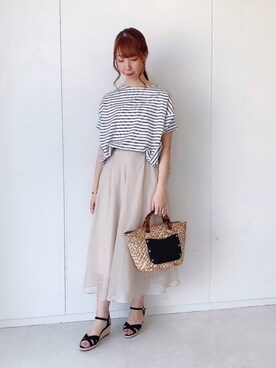 sakiさん（レディース・163cm）の春コーディネート