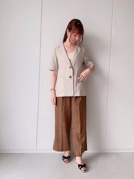 sakiさん（レディース・163cm）の春コーディネート