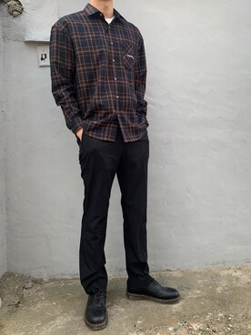 「ADD（アド）のアイテム」を使った、とんかつさん（メンズ・180cm）の春コーディネート