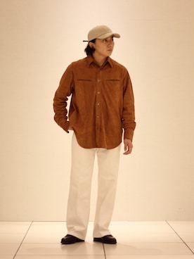 「秋のマイ旬スタイル」｜「アイテム（モカシン/デッキシューズ）」を使った、けんしろうさん（メンズ・163cm）の秋コーディネート