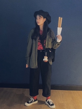「excelsior」｜Nikki Taguchiさん（レディース・165cm）の秋コーディネート