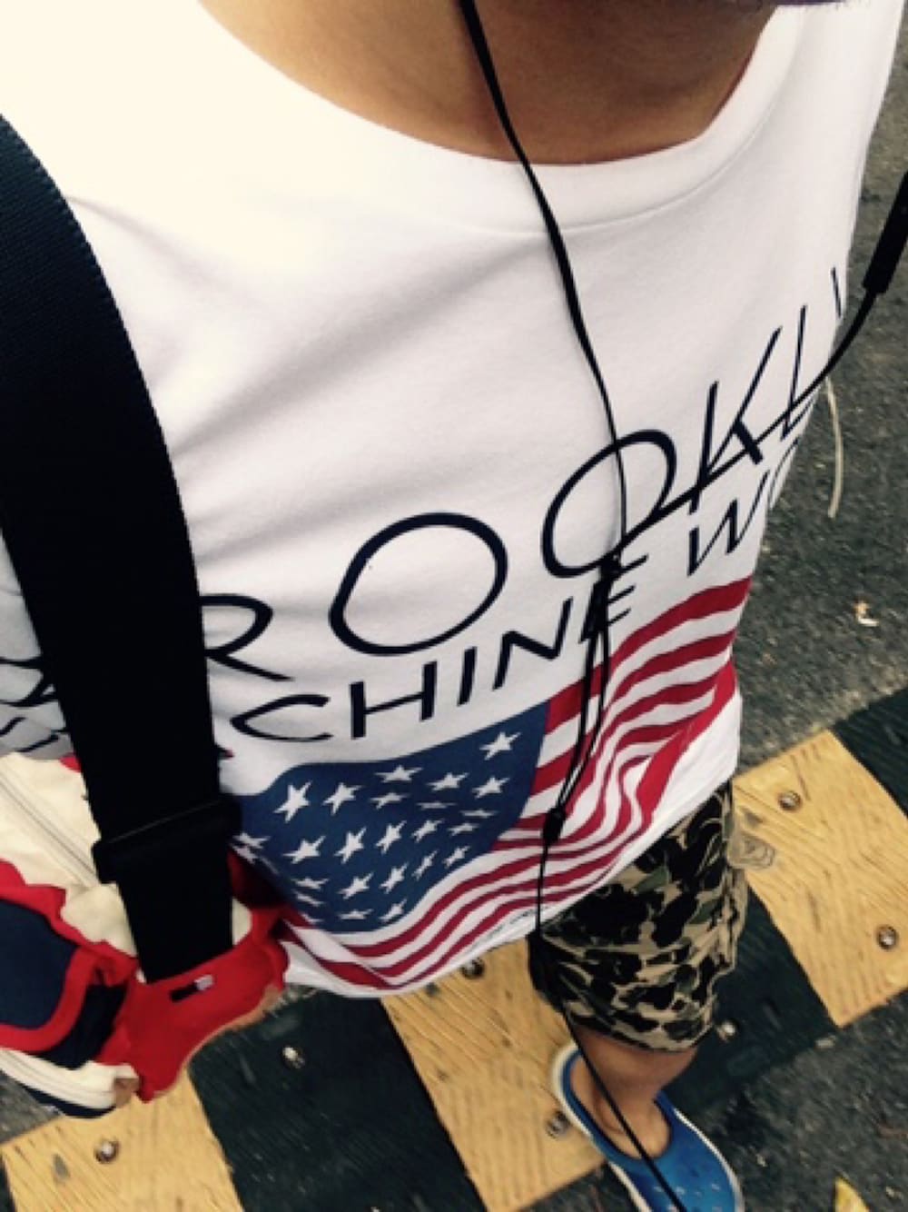 「UNIQLOのアイテム（ブラジャー、ホワイト系）」を使った、捏捏鱼鱼沉さん（メンズ・176cm）の夏コーディネートの1枚目の写真