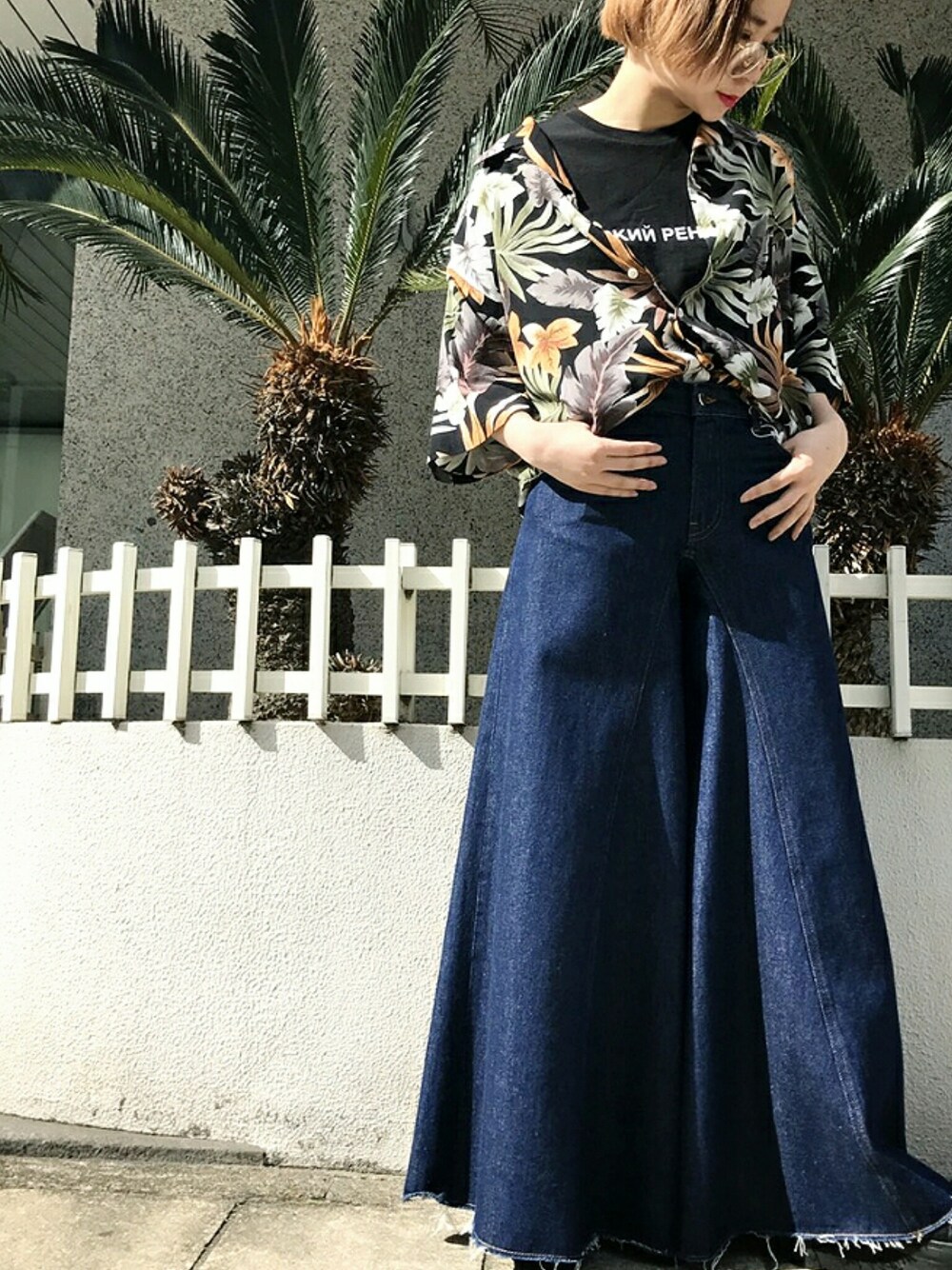 「soeのアイテム（シャツ/ブラウス、その他）」を使った、IZUHARA MAYUさん（レディース・155cm）の冬コーディネートの1枚目の写真