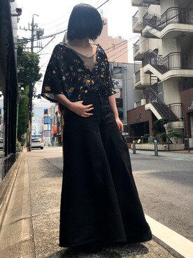 「Chica（チカ）のアイテム」を使った、IZUHARA MAYUさん（レディース・155cm）の夏コーディネート