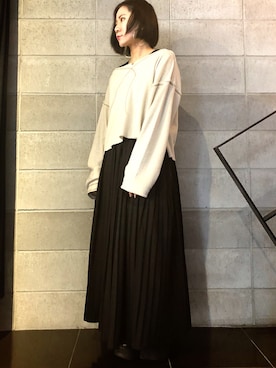 「Chica（チカ）のアイテム」を使った、IZUHARA MAYUさん（レディース・155cm）の夏コーディネート