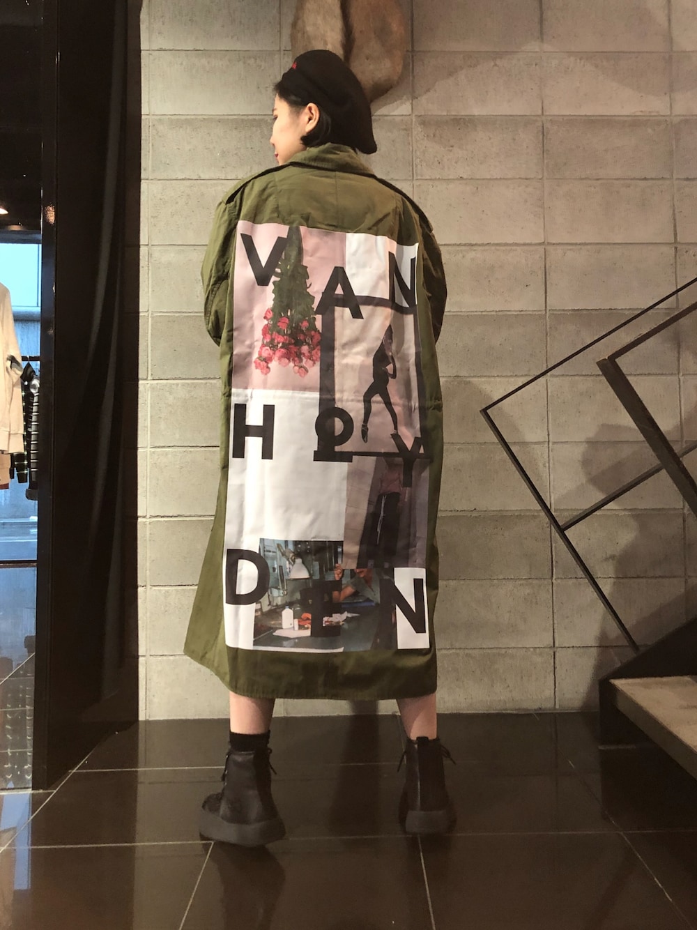 「カジュアル、ベレー帽、秋のコーデ、LHP、秋色、名古屋、シンプルコーデ、KaneZ、y3」｜「KaneZのKaneZ/ケインズ/noPain noGain Beret（ハンチング/ベレー帽、ブラック系）」を使った、IZUHARA MAYUさん（レディース・155cm）の秋コーディネートの1枚目の写真