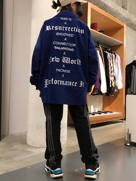 「L.H.P（エルエイチピー）のアイテム（スニーカー）」を使った、IZUHARA MAYUさん（レディース・155cm）の冬コーディネート