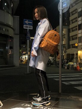 「Chica（チカ）のアイテム」を使った、IZUHARA MAYUさん（レディース・155cm）の春コーディネート