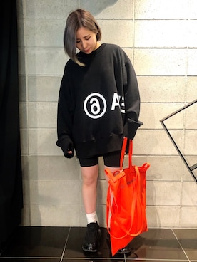 「L.H.P Private Brand（エルエイチピープライベートブランド）のアイテム」を使った、IZUHARA MAYUさん（レディース・155cm）の夏コーディネート