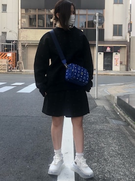 「PHENOMENON（フェノメノン）のアイテム」を使った、IZUHARA MAYUさん（レディース・155cm）の春コーディネート