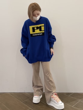 「L.H.P（エルエイチピー）のアイテム（スニーカー）」を使った、IZUHARA MAYUさん（レディース・155cm）の秋コーディネート