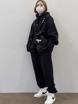 IZUHARA MAYUさん(レディース・155cm)の冬コーディネート