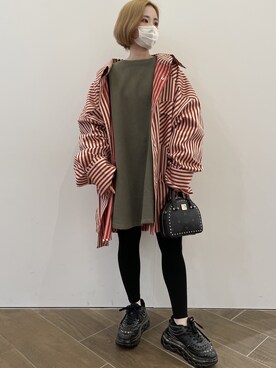 IZUHARA MAYUさん（レディース・155cm）の冬コーディネート