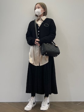 IZUHARA MAYUさん（レディース・155cm）の冬コーディネート