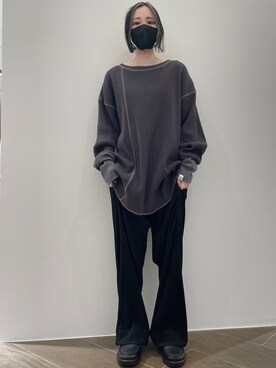 「Ctr1（コントロール）のアイテム」を使った、IZUHARA MAYUさん（レディース・155cm）の春コーディネート