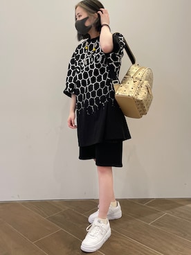 「L.H.P Private Brand（エルエイチピープライベートブランド）のアイテム」を使った、IZUHARA MAYUさん（レディース・155cm）の春コーディネート