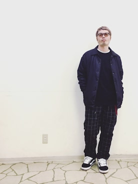 「KNU SKOOL」｜R_＿＿＿＿Fさん（メンズ・173cm）の冬コーディネート