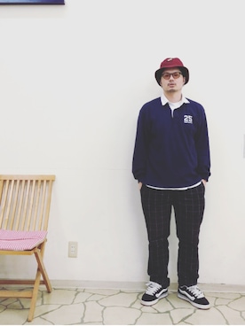 「KNU SKOOL」｜R_＿＿＿＿Fさん（メンズ・173cm）の冬コーディネート