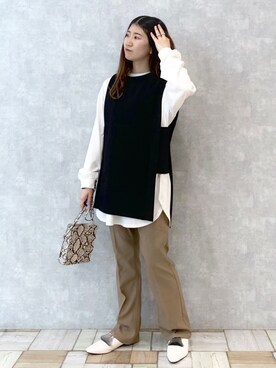 tomiさん（レディース・153cm）の春コーディネート