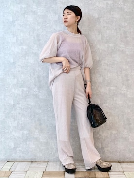 tomiさん（レディース・153cm）の春コーディネート