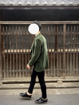 「Daniel Wellington（ダニエルウェリントン）の【Daniel Wellington】レザーバンド３６ＭＭ（アナログ腕時計）」を使った、takumiさん（メンズ・180cm）の冬コーディネート