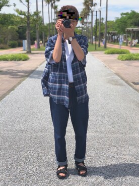 「Daniel Wellington（ダニエルウェリントン）の【Daniel Wellington】レザーバンド３６ＭＭ（アナログ腕時計）」を使った、takumiさん（メンズ・180cm）の春コーディネート