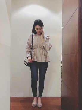 「TABOO（タブー）のアイテム」を使った、Clare lee さん（レディース・170cm）の春コーディネート