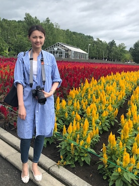 「富良野」｜Clare lee さん（レディース・170cm）の夏コーディネート