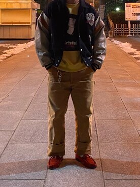 「アイテム（ローファー）」を使った、seiさん（メンズ・171cm・10代）の冬コーディネート