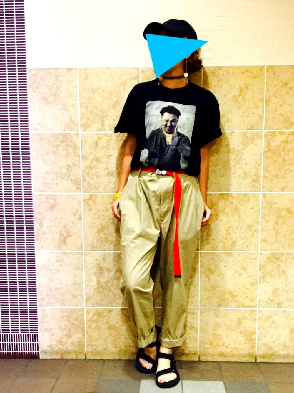 「SAY!のアイテム（パンツ、ベージュ系）」を使った、ᙏ̤̫͚さん（レディース・161cm）の秋コーディネートの1枚目の写真