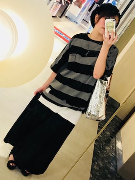 「YOKOFUCHIGAMI」｜ᙏ̤̫͚さん（レディース・161cm）の春コーディネート