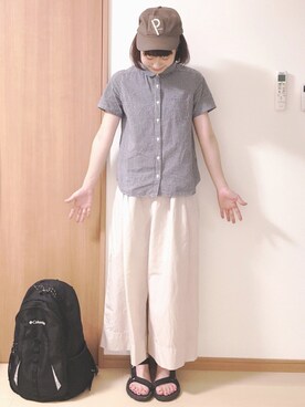 「PLENTY（プレンティ）のアイテム」を使った、めぐもぐ。さん（レディース・165cm）の夏コーディネート