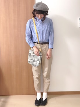 「I am I （アイアムアイ）のアイテム（パンツ）」を使った、めぐもぐ。さん（レディース・165cm）の秋コーディネート