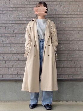 Index インデックス の 洗える ロングトレンチコート トレンチコート Wear