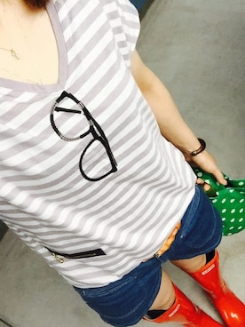 「ORNE（オルネ）のアイテム」を使った、tomoさん（レディース・153cm）の夏コーディネート