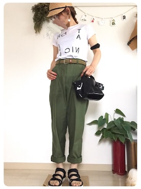 tomoさん(レディース・153cm)の夏コーディネート