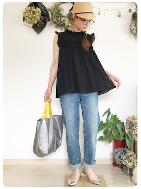 tomoさん（レディース・153cm）の夏コーディネート