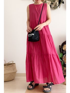 「agete（アガット）のアイテム（ブレスレット）」を使った、tomoさん（レディース・153cm）の夏コーディネート