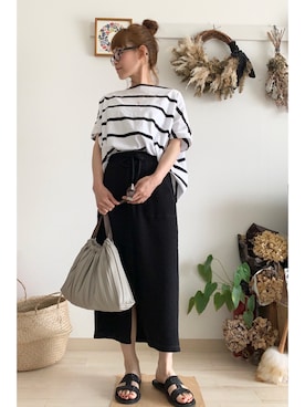 「agete（アガット）のアイテム（ブレスレット）」を使った、tomoさん（レディース・153cm）の夏コーディネート