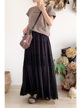 「agete（アガット）のアイテム（ブレスレット）」を使った、tomoさん（レディース・153cm）の秋コーディネート