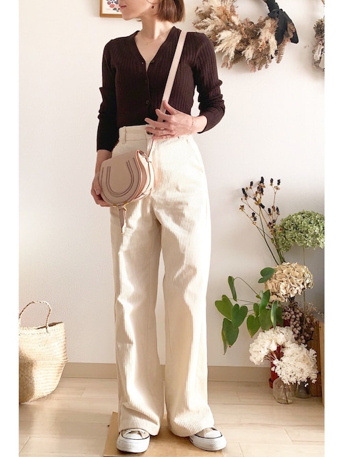 tomoさんの「Chloe 'Mini Marcie' Leather Crossbody Bag（Chloe）」を使ったコーディネート