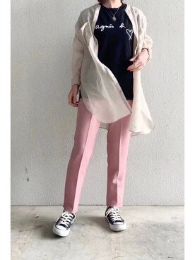 tomoさん（レディース・153cm）の春コーディネート