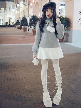 Bobon21さん（レディース・155cm）の冬コーディネート