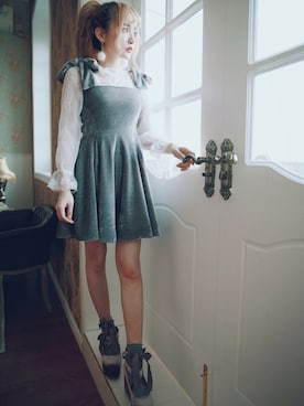 Bobon21さん（レディース・155cm）の冬コーディネート