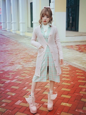 Bobon21さん（レディース・155cm）の冬コーディネート